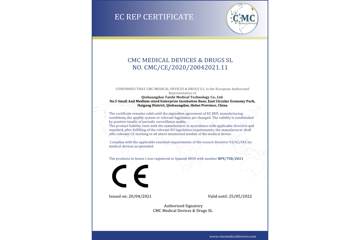 CE certification for medical protective masks